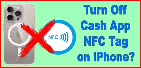 how to turn off nfc tag on cash app|cashapp qr code on computer.